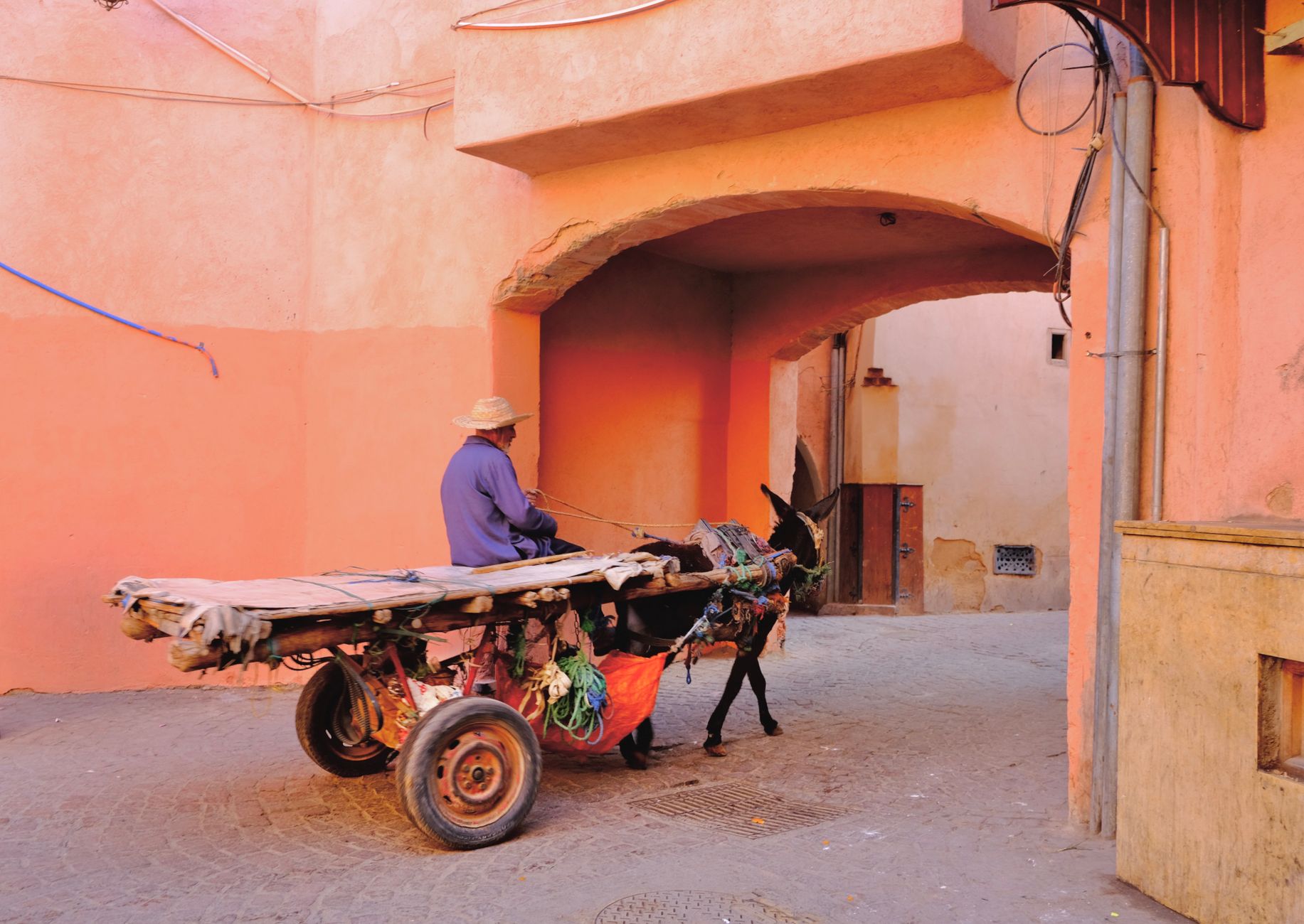 Cómo pedir un taxi sin red local en Marruecos